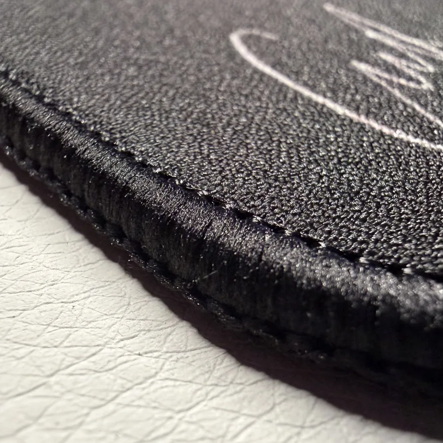 Clean stitched edge